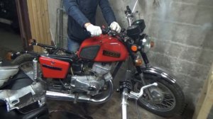 Заводим ИЖ Планету 5 с побегом 23 км !