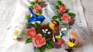 Семейное гнездышко от Магии канвы (Б-311). Вышивка бисером