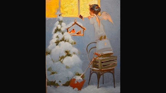 Зимнее волшебство в картинах художника Виктора Низовцева смотреть онлайн