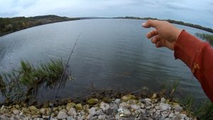 РЫБАЛКА НА СПУЩЕННОМ КОРОЧАНСКОМ ВОДОХРАНИЛИЩЕ.