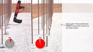 PROMOTIE van de Hilti DX 5 voor bekistingstoepassingen