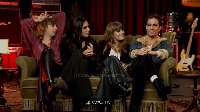 [RUS SUB] перевод Afterparty после премьеры клипа на MAMMAMIA | måneskin | всадники рок-н-ролла смотреть онлайн