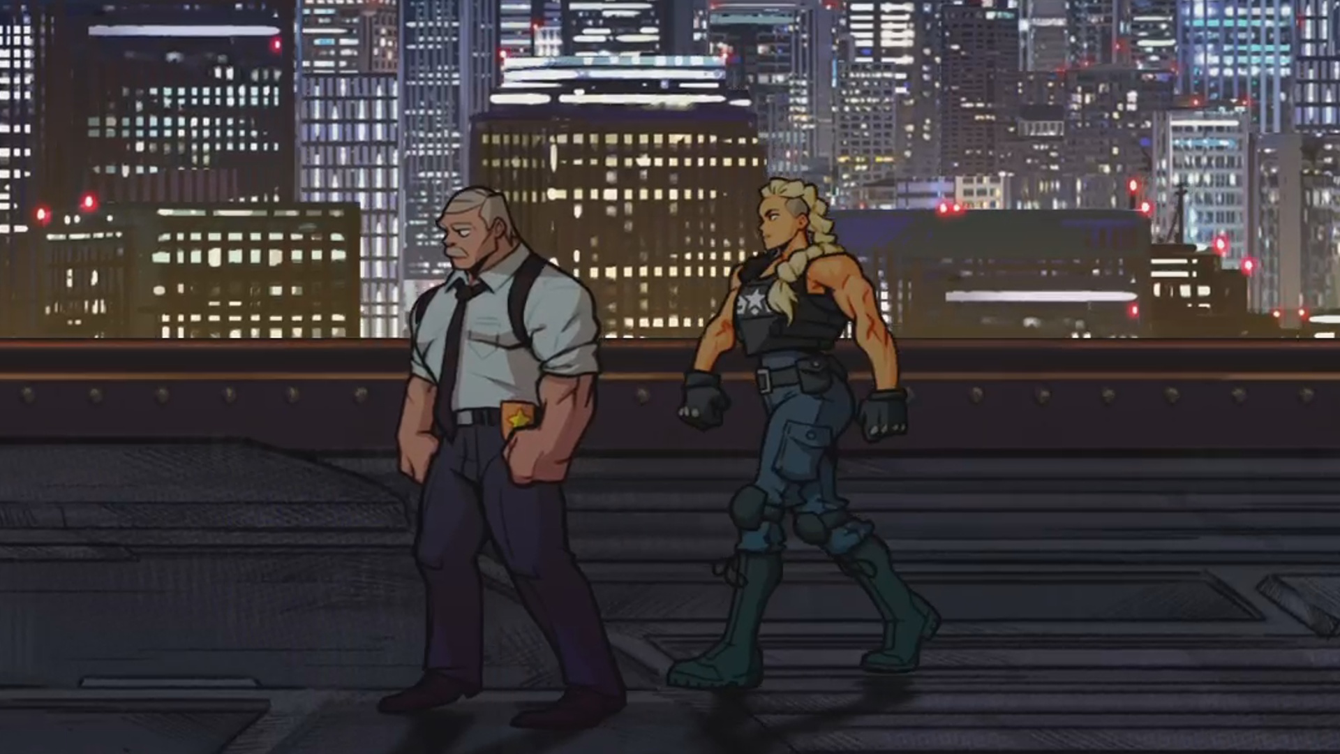 Streets Of Rage 4 - Босс #7 Эстель & Комиссар (Estel & Commissioner ...