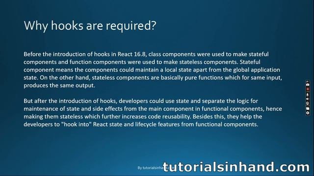 hooks in react typescript | hooks in functional components react explained in detail