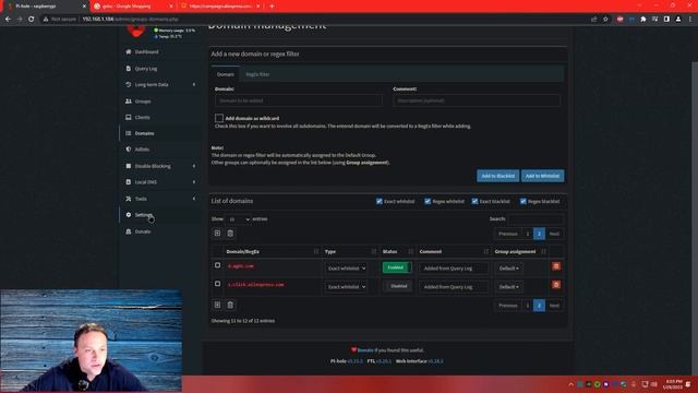 Pihole whitelist смотреть онлайн