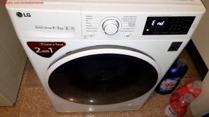 LG Washer Dryer Inverter Direct Drive 8/5 Kg F4J6TM0W: Dry Only Normal Program. How to use