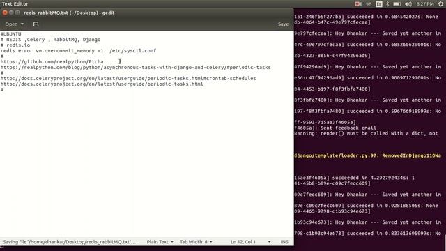 UBUNTU Celery Redis and Django смотреть онлайн
