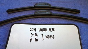 ? ? 2014 Volvo XC60 Wiper Blade Replacement Size ?