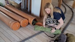 Самодельные вместительные боксы на крышу машины для снаряжения.
