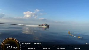 Катер Беркут с Kjet230-45 и конвертированным дизелем Z514