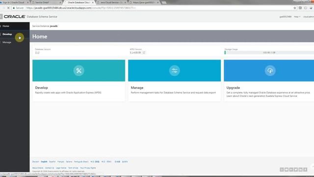 Deploy and test webservice on Oracle JCS-SX