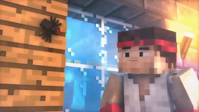 Minecraft Анимация   БОЛЬШОЙ ПАУК (Мульт,Анимация) смотреть онлайн