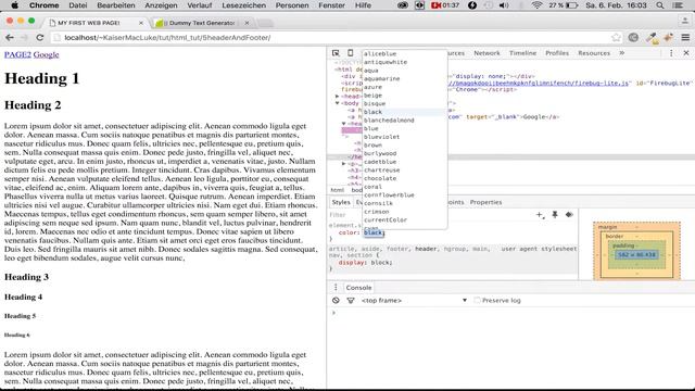 Learn HTML in 30 minutes - header and footer - Part 5 смотреть онлайн