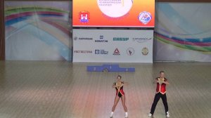 M класс - микст мужчины и женщины Акробатика Пара №129