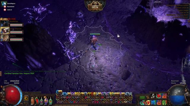 Path of Exile Summoner Witch Four Way Timeless Conflict 2nd Run with Panis na Ulam and Baddjaina смотреть онлайн
