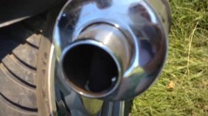 Скутер загорелся!