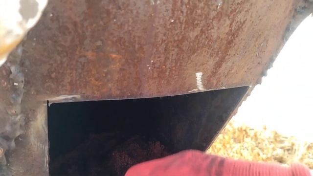 Не горит а коптит Жёстко забило дымоход смотреть онлайн