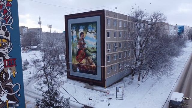 Художественная роспись стен уличными художниками. Фестиваль стрит арта Urban morphogenesis смотреть онлайн