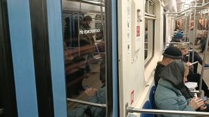 Поездка по всей Люблинско-Дмитровской линии метро на поезде 81-717.6/714.6 "Номерной" // 25.11.2023