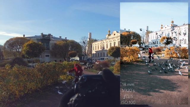 Уличная фотография в осеннем Санкт Петербурге. Фото от первого лица на Canon 600D