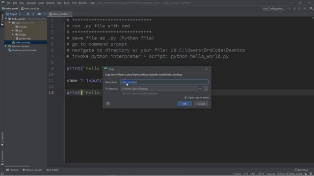 Python run with command prompt ??