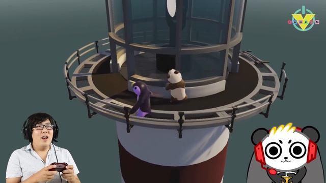 GANG BEASTS Tournament Ep 3 Let's Play with Sean Vs Combo Panda смотреть онлайн