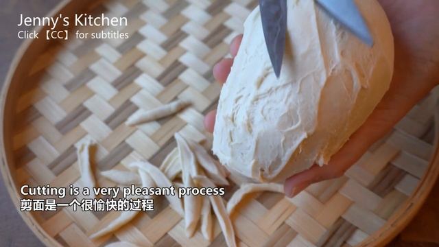 【cc】Homemade Pasta: Scissor Noodles / Make noodles with scissors, Quick, Without machine смотреть онлайн