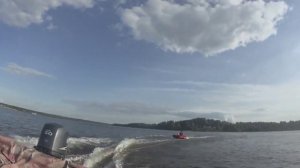 Прогресс 4, Yamaha F50FETL, покатушки на ватрушке