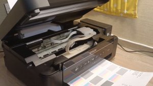 Epson L355 проба печати