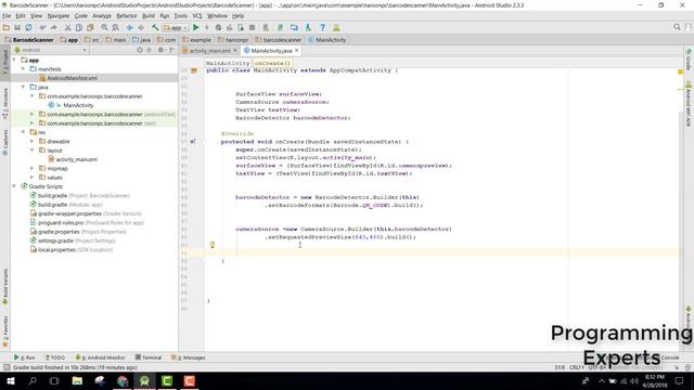 QR/Barcode Scanner Android Studio Tutorial 2022