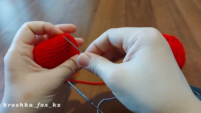 Сердце брелок крючком | Как связать сердце крючком | Как связать брелок | Вязание для начинающих
