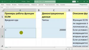 Значение в зависимости от условия в Excel (ЕСЛИ)