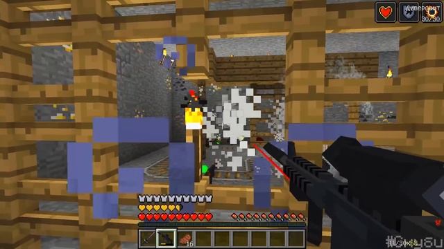 НУБ ПРОТИВ ПРО - ДЕНЬ 17 VS CARTOON CAT VS WALKING MILK СТРАШНЫЕ ЯМЫ СЦП В МАЙНКРАФТЕ / Анимация