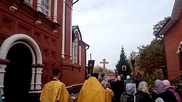 Крестный ход Храм Вознесения Господня посвящённый памяти Святителя Димитрия Ростовского смотреть онлайн