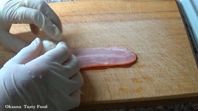 Шампиньоны в беконе отличный рецепт Champignons with bacon