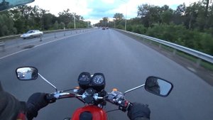 ИЖ Юпитер "Водяной" по трассе.