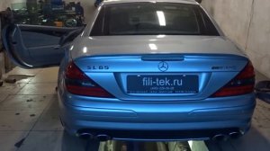 Тюнинг выхлопной системы Mercedes SL65 (прямоточный выхлоп)
