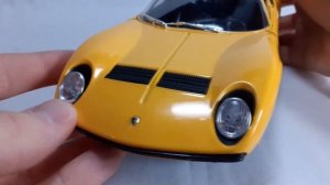 Lamborghini Miura 1/18 Welly | Обзор Ламборгини Миура от Велли