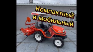 Минитрактор Kubota A-14 Aste японский с ПСМ купить бу с почвофрезой