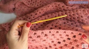 МК Как связать шарф палантин крючком для начинающих "Шахматы"