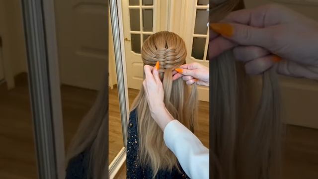 Простая красивая прическа hair 31, лайфхак haircut shorts Марина Гоголева волосы плетение braid