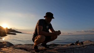 Рыбалка на Черном Море. Ловля Саргана на Бомбарду с Берега