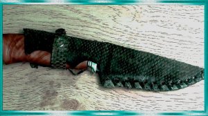 Ножны для ножа рыбака из кожи лосося, ножны из рыбьей кожи,