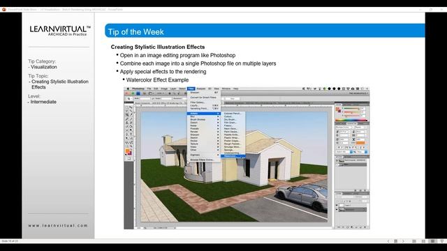 Creating Stylistic Illustration Effects in ARCHICAD смотреть онлайн