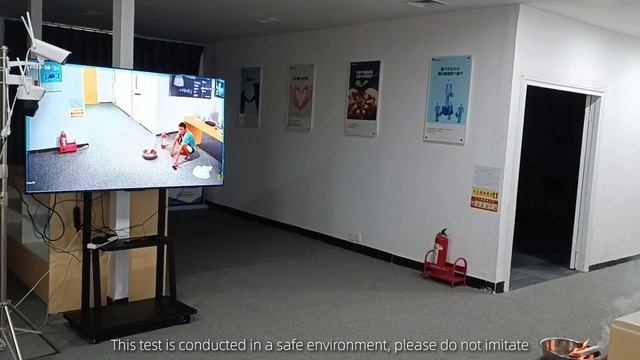 Warehouse, corridor, airport fire disaster monitoring! VStarcam smoke and fire alarm camera FG663DR смотреть онлайн