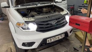 7(928)1112002 УАЗ ПАТРИОТ Полировка фар - химическое восстановление фар замена ламп на led lazer
