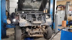 Снятие кузова паджеро ДИЧЬ