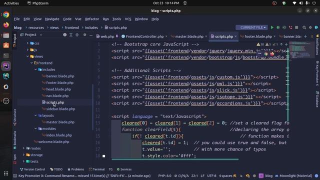 Laravel 9 Blog Project l | Part - 1 | Frontend Template Mastering | Web Learn BD