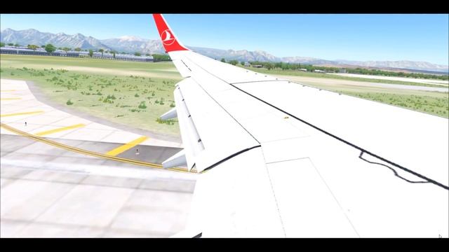 [4K] Посадка в Анталии (AYT/LTAI) Turkish Airlines B738 LevelUp смотреть онлайн