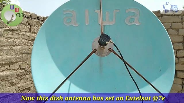 From Hotbird 13e to Eutelsat @7e dish antenna setting easy & complete dish setting method смотреть онлайн